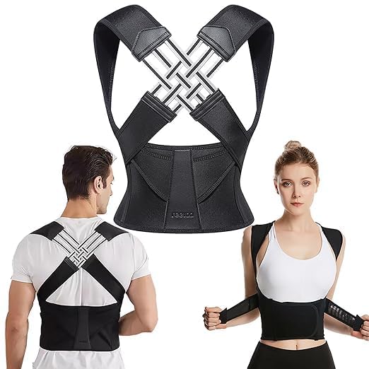 Shopzille™ Adjustable Posture Corrector – Back, Neck & Shoulder Support