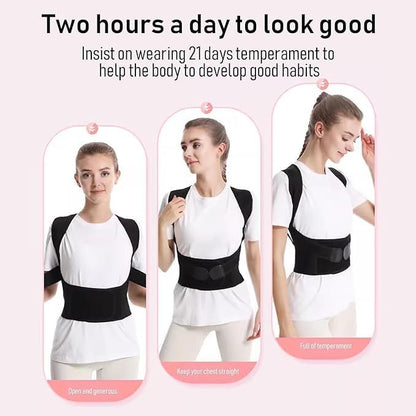 Shopzille™ Adjustable Posture Corrector – Back, Neck & Shoulder Support